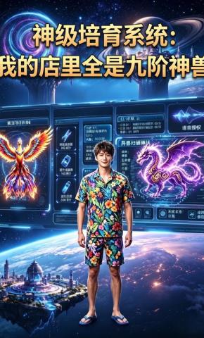 短剧《神级培育系统：我的店里全是九阶神兽》海报