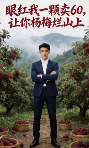 短剧《眼红我一颗卖60，让你杨梅烂山上》海报
