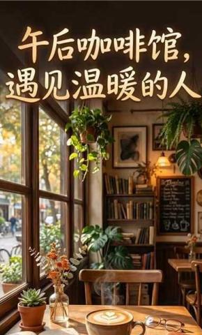 短剧《午后咖啡馆，遇见温暖的人》海报