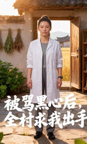 短剧《被骂黑心后，全村求我出手》海报