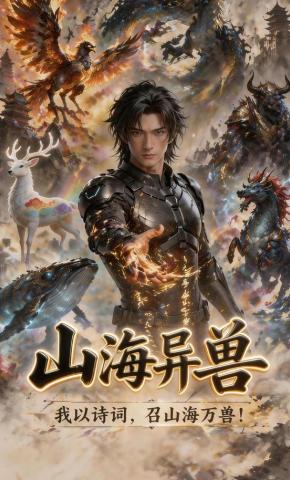 短剧《山海异兽：我以诗词，召山海万兽！》海报