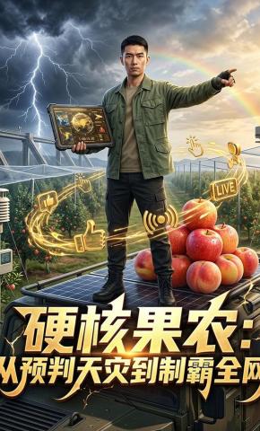短剧《硬核果农：从预判天灾到制霸全网》海报