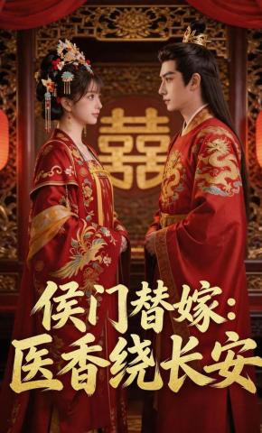 短剧《侯门替嫁：医香绕长安》海报