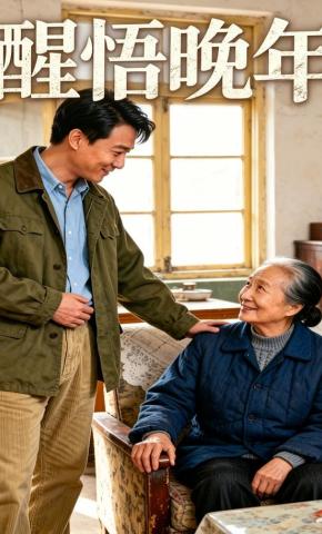短剧《醒悟晚年》海报