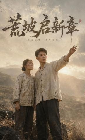 短剧《荒坡启新章》海报