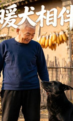 短剧《暖犬相伴》海报