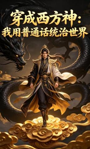 短剧《穿成西方神：我用普通话统治世界》海报
