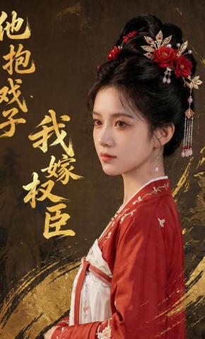 短剧《他抱戏子我嫁权臣》海报