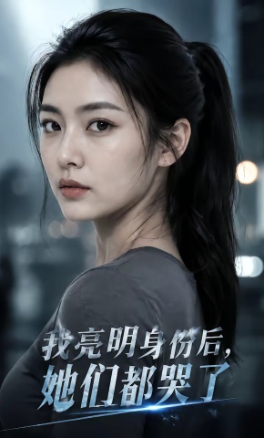 短剧《我亮明身份后，她们都哭了》海报
