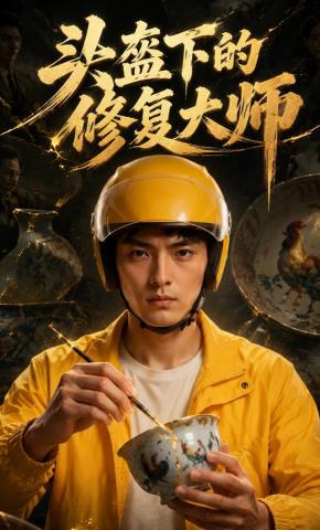 短剧《头盔下的修复大师》海报