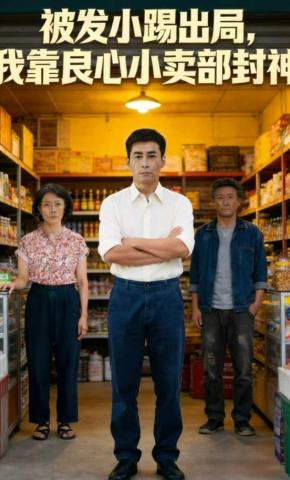 短剧《被发小踢出局，我靠良心小卖部封神》海报