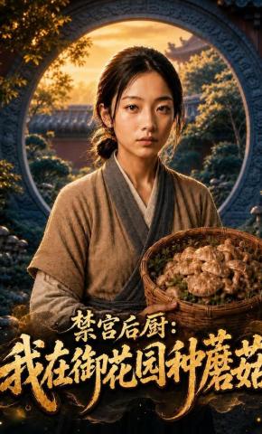 短剧《禁宫后厨：我在御花园种蘑菇》海报