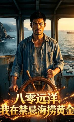 短剧《八零远洋，我在禁忌海捞黄金》海报