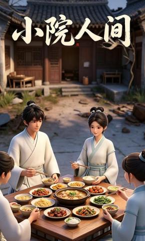 短剧《小院人间》海报