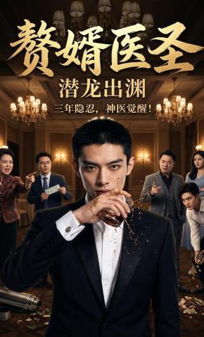 短剧《赘婿医圣》海报