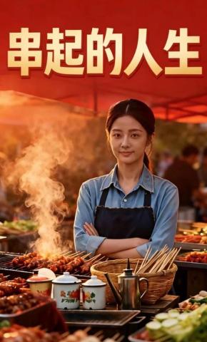 短剧《串起的人生》海报