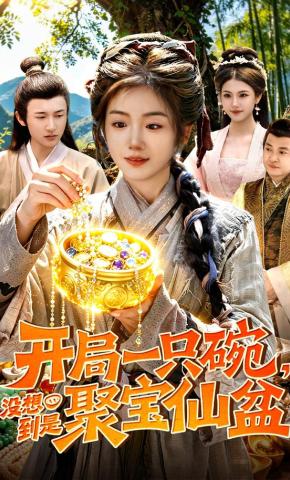短剧《开局一只碗，没想到是聚宝仙盆》海报