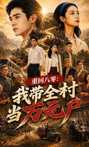 短剧《重回八零：我带全村当万元户》海报