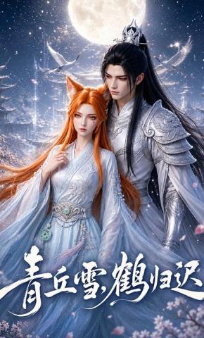 短剧《青丘雪，鹤归迟》海报