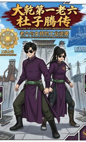 短剧《大乾第一老六：杜子腾传》海报