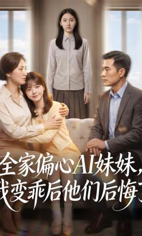 短剧《全家偏心AI妹妹，我变乖后他们后悔了》海报