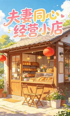 短剧《夫妻同心经营小店》海报