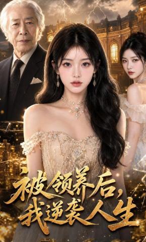 短剧《被领养后，我逆袭人生》海报