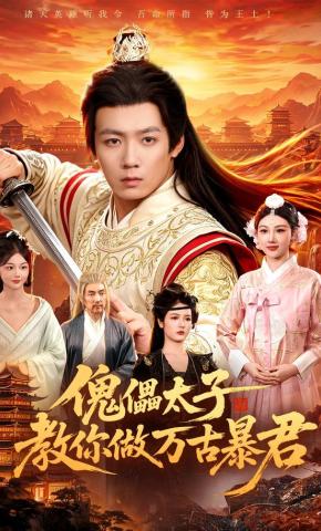 短剧《傀儡太子教你做万古暴君》海报