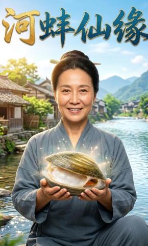 短剧《河蚌仙缘》海报