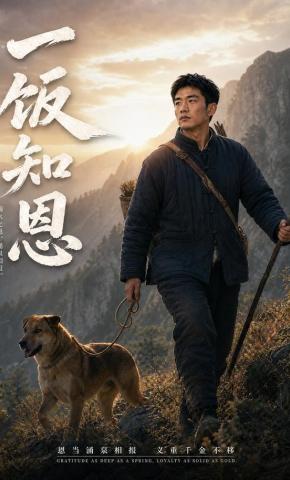 短剧《一饭知恩》海报