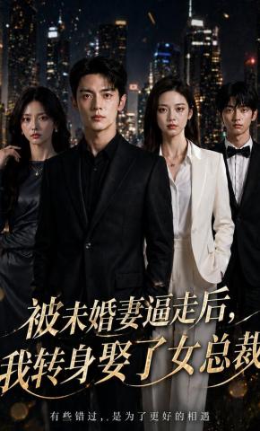 短剧《被未婚妻逼走后，我转身娶了女总裁》海报