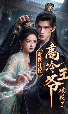 短剧《毒医狂妃：高冷王爷破戒了》海报