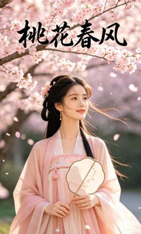 短剧《桃花春风》海报