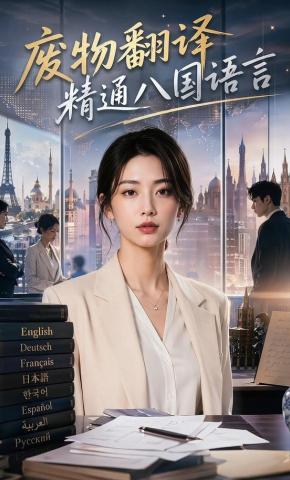 短剧废物翻译精通八国语言海报