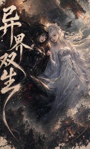 短剧《异界双生末世硬核平修真》海报