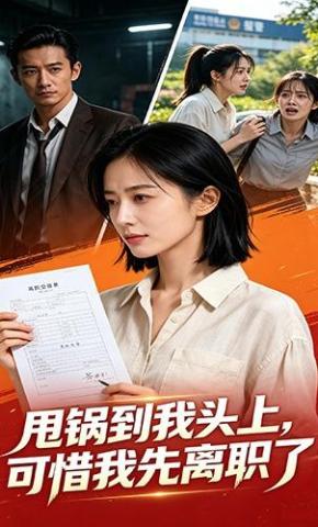 短剧《甩锅到我头上，可惜我先离职了》海报