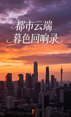 短剧《都市云端暮色回响录》海报