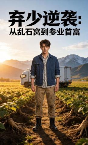 短剧《弃少逆袭：从乱石窝到参业首富》海报