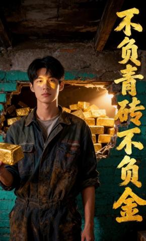 短剧《不负青砖不负金》海报
