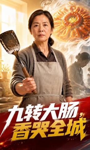短剧《九转大肠，香哭全城》海报