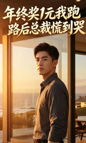 短剧《年终奖1元，我跑路后总裁慌到哭》海报