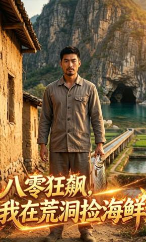 短剧《八零狂飙,我在荒洞捡海鲜》海报