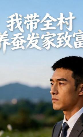 短剧《我带全村养蚕发家致富》海报