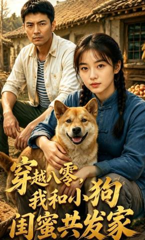 短剧《穿越八零，我和小狗闺蜜共发家》海报