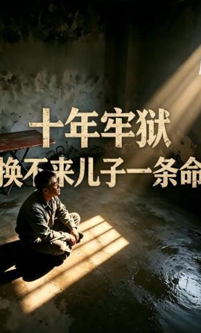短剧《十年牢狱，换不来儿子一条命》海报
