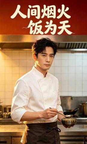 短剧《人间烟火饭为天》海报