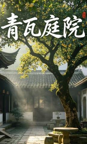 短剧《青瓦庭院》海报
