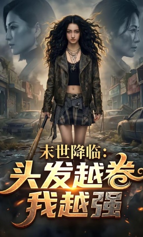 短剧《末世降临：头发越卷我越强》海报