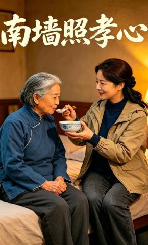 短剧《南墙照孝心》海报