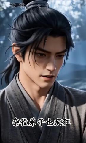 短剧《杂役弟子也疯狂》海报